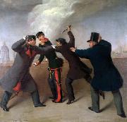 unknow artist Attentat auf Kaiser Franz Joseph France oil painting artist